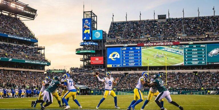 Los Angeles Rams vs Philadelphia Eagles Match Player Stats