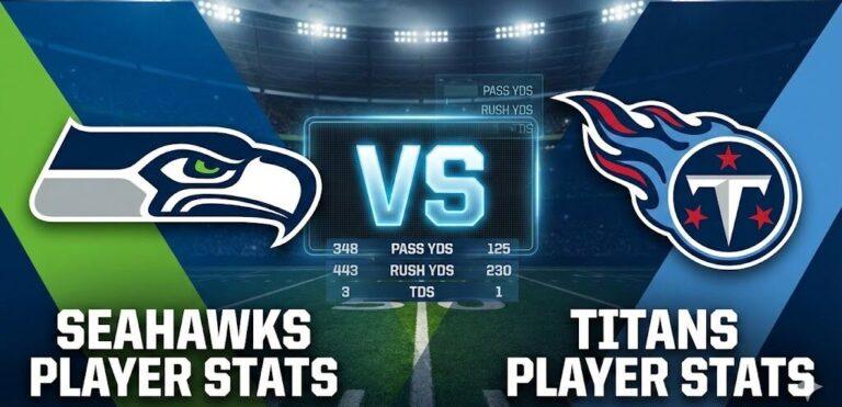 Seahawks vs Tennessee Titans Match Player Stats