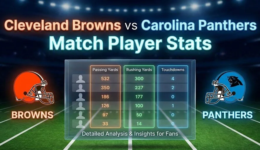 Cleveland Browns vs Carolina Panthers Match Player Stats