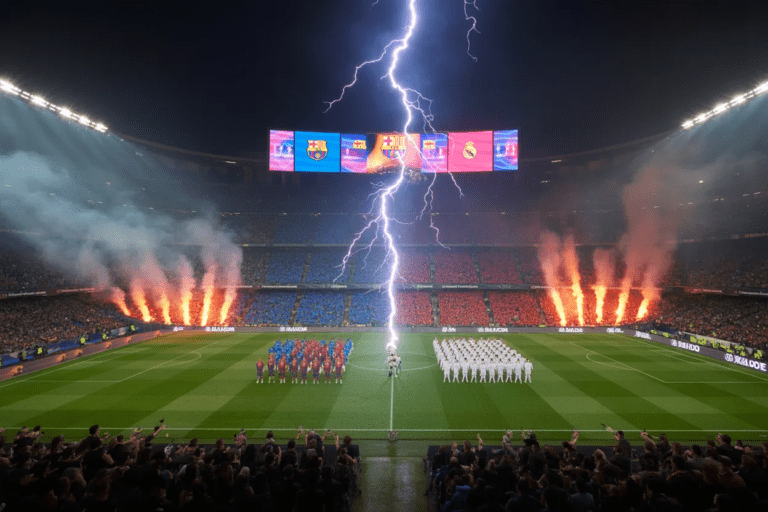 FC Barcelona vs Real Madrid Lineups