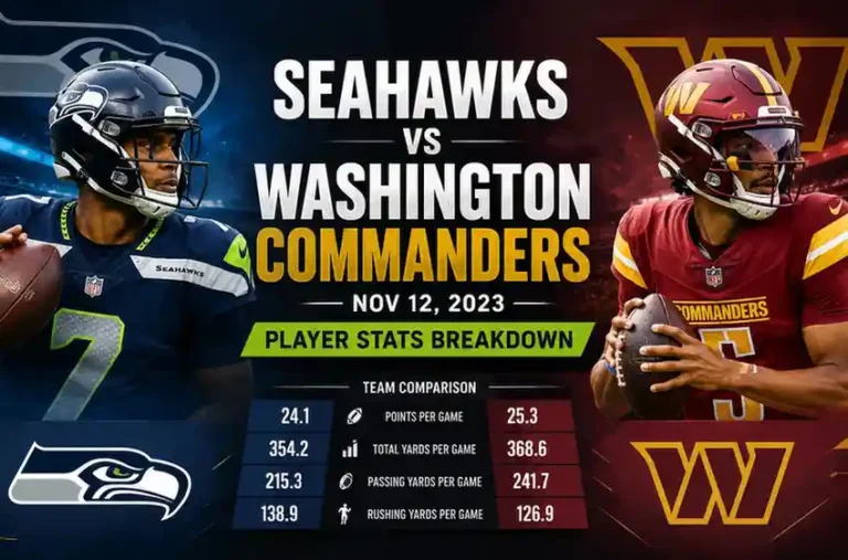 Seahawks vs Washington Commanders