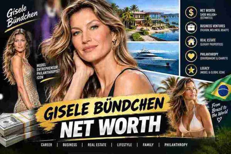 Gisele Bündchen net worth, modeling career, business ventures, and luxury lifestyle